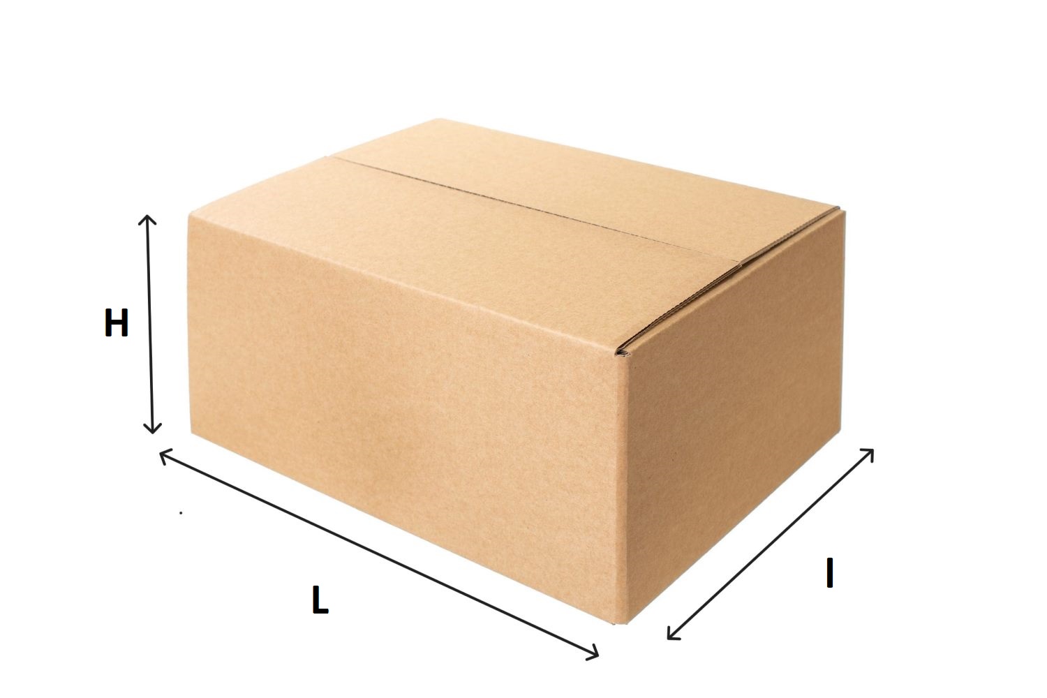 Cutie din carton tip bax, 290x230x140mm, carton ondulat natur CO3 (3 straturi)