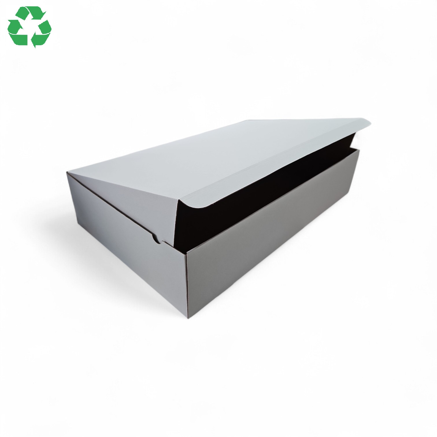 Cutie din carton cu autoformare 55x34x12cm, 550x340x120mm, carton alb microondulat - imagine 2
