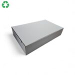 Cutie din carton cu autoformare 55x34x12cm, 550x340x120mm, carton alb microondulat