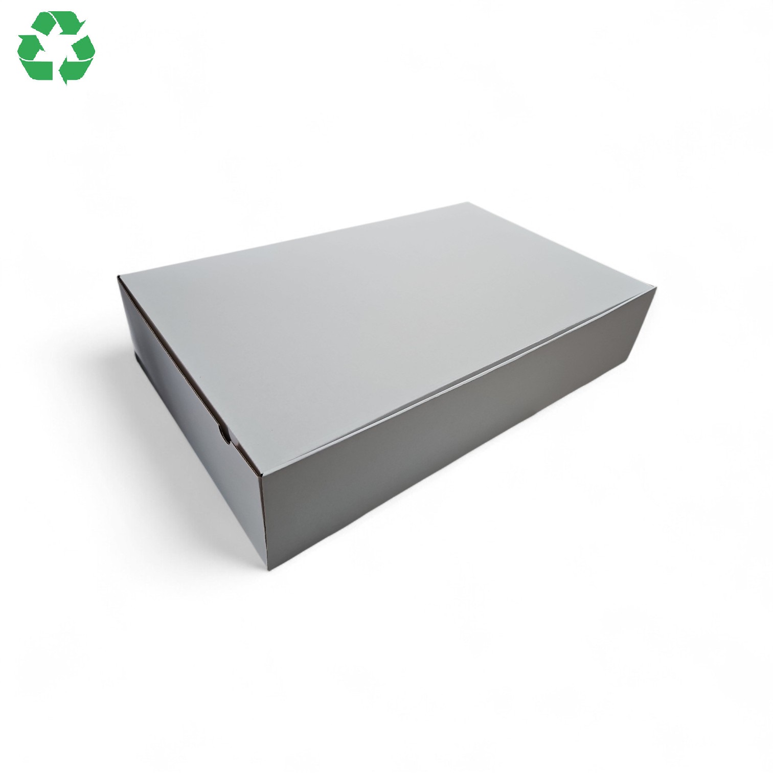 Cutie din carton cu autoformare 55x34x12cm, 550x340x120mm, carton alb microondulat