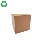 Cutie din carton cu autoformare 12x12x12cm, 120x120x120mm, carton natur microondulat