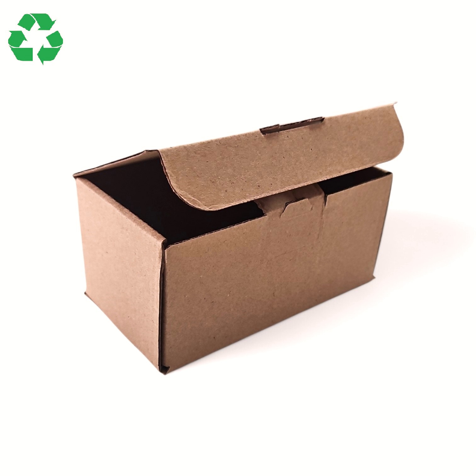 Cutie din carton cu autoformare 13x7x6cm, 130x70x60mm, carton natur microondulat - imagine 3