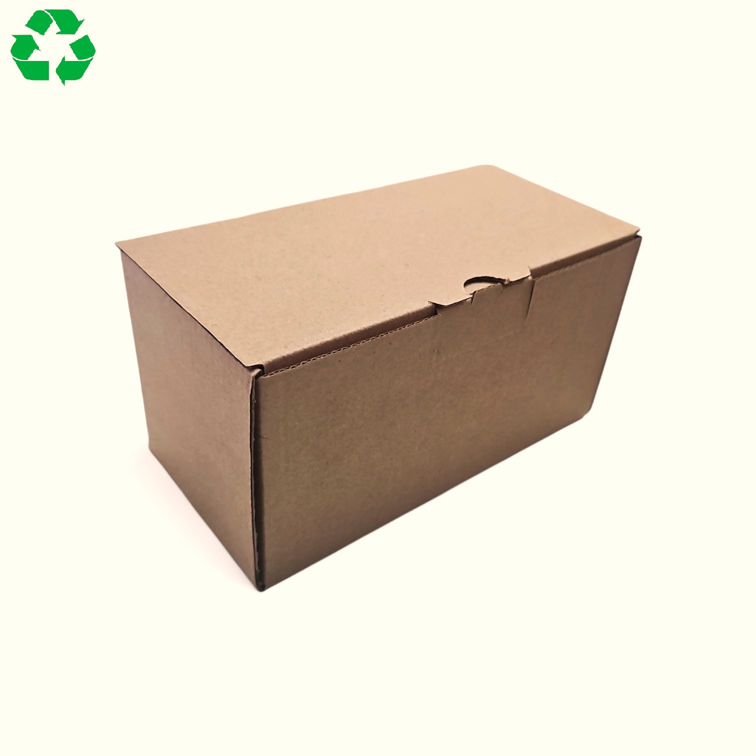Cutie din carton cu autoformare 13x7x6cm, 130x70x60mm, carton natur microondulat - imagine 2