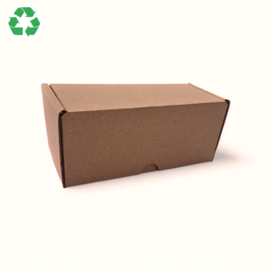 Cutie din carton cu autoformare 15x6.5x6.5cm, 150x65x65mm, carton natur microondulat