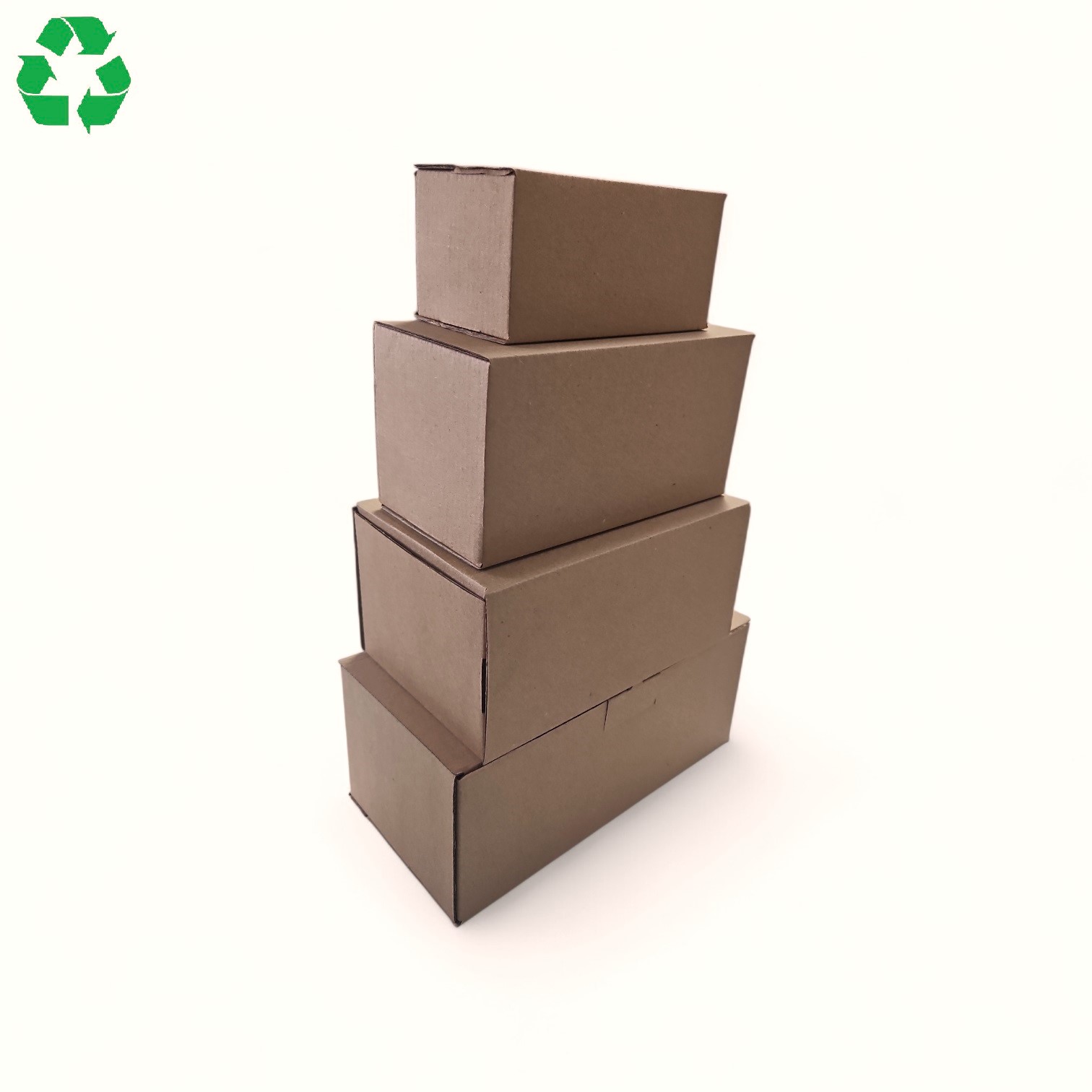 Cutie din carton cu autoformare 24x12x10cm, 240x120x100mm, carton natur microondulat - imagine 3