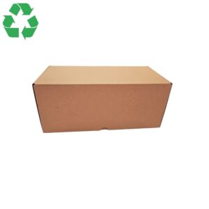 Cutie din carton cu autoformare 25x15x10cm, 250x150x100mm, carton natur microondulat