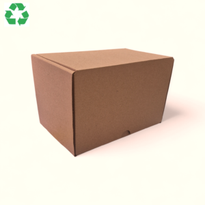Cutie din carton cu autoformare 17x11x11cm, 170x110x110mm, carton natur microondulat