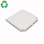 Cutie din carton pentru pizza, 35cm, 350x350x30mm, carton alb microondulat
