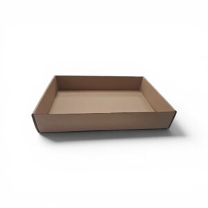 Tavita din carton cu autoformare 42x29x7cm, 420x290x70mm, carton natur
