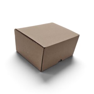 Cutie din carton cu autoformare 14x12x7cm, 140x120x70mm, carton natur microondulat